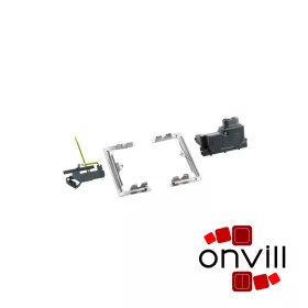   Legrand 054006, Pop-Up Padlódoboz, Beépítő Készlet, Asztalba, Bútorba, Fém, 4 (2+2)Modulos