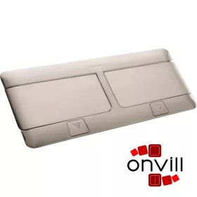   Legrand 054023, Pop-Up Felnyíló Süllyesztett Doboz, 8 (2×4) Modulos, Rozsdamentes Acél