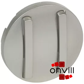   Legrand Céliane kettős keskeny billentyű, titánium, Legrand 065102