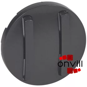   Legrand Céliane kettős keskeny billentyű, grafit, Legrand 065202