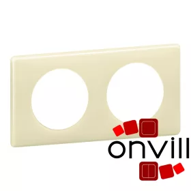 Legrand Céliane kettes keret elefántcsont, Legrand 066622