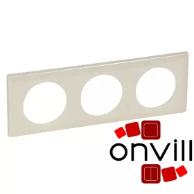 Legrand Céline hármas keret elefántcsont, Legrand 066623