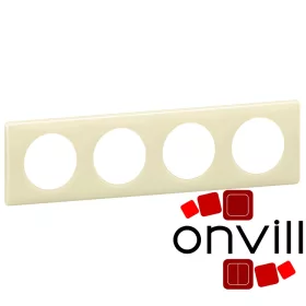 Legrand Céliane négyes keret elefántcsont, Legrand 066624