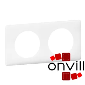   Legrand Céliane kettős keret, fényes fehér, Legrand 066632