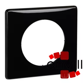 Legrand Céliane egyes keret fekete lakk, Legrand 066681