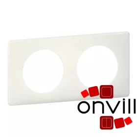   Legrand Céliane kettős keret, kréta fehér, Legrand 066702