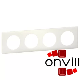   Legrand Céliane négyes keret, kréta fehér, Legrand 066704