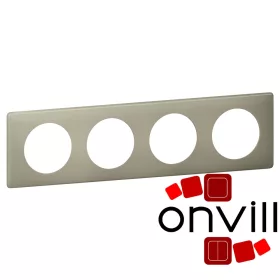 Legrand Céliane négyes keret, agyag, Legrand 066714