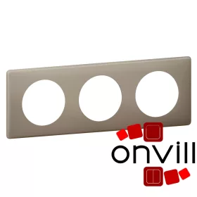 Legrand Céliane hármas keret, homokkő, Legrand 066723