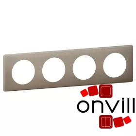 Legrand Céliane négyes keret, homokkő, Legrand 066724