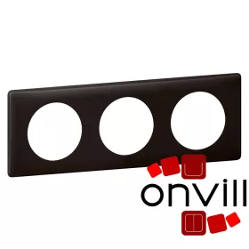 Legrand Céliane hármas keret, bazalt, Legrand 066743