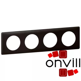 Legrand Céliane négyes keret, bazalt, Legrand 066744