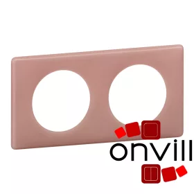 Legrand Céliane kettes keret púder rózsa, Legrand 066762