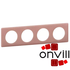 Legrand Céliane négyes keret púder rózsa, Legrand 066764