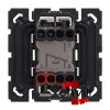 Legrand 067031, Céliane Váltóérintkezős Nyomó Mechanizmus, 6 A