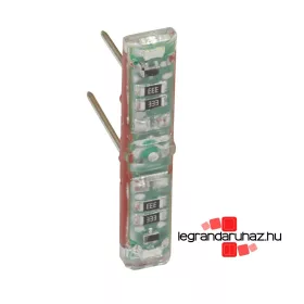   Legrand 067688L, Program Mosaic Easyled Jelzőlámpa Nulla Vezetékkel (Fehér Szín) 12/24/48V 