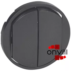 Legrand Céliane kettős billentyű, grafit, Legrand 067902