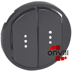   Legrand Céliane kettős billentyű, fényjelzős, grafit, Legrand 067904