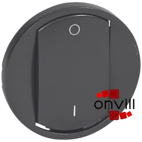   Legrand Céliane széles billentyű kétpólusú kapcsolóhoz grafit, Legrand 067921