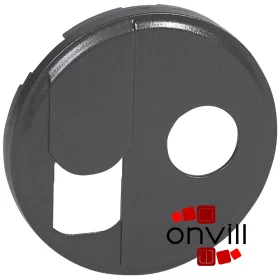   Legrand Céliane RJ 45 + TV aljzat burkolat, grafit, Legrand 067939