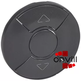   Legrand Céliane redőnykapcsoló/nyomó burkolat, grafit, Legrand 067955