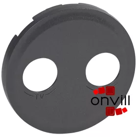 Legrand Céliane TV-RD burkolat, grafit, Legrand 067983