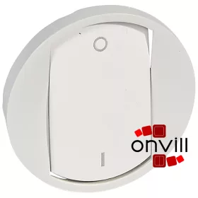   Legrand Céliane széles billentyű kétpólusú kapcsolóhoz fehér, Legrand 068021