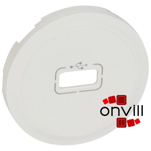 Legrand 068253, Céliane USB Burkolat, Fehér