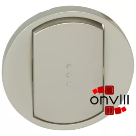   Legrand Céliane széles billentyű, fényjelzős, titán, Legrand 068303