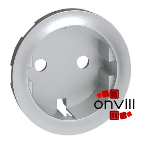   Legrand Céliane 2P+F csatlakozóaljzat burkolat, titán, Legrand 068431