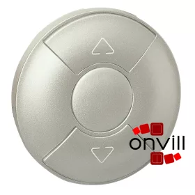   Legrand Céliane redőnykapcsoló/nyomó burkolat, titán, Legrand 068451