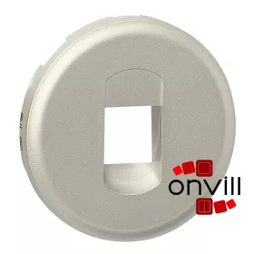   Legrand Céliane 1xhangszóró csatlakozóaljzat burkolat, titán, Legrand 068511