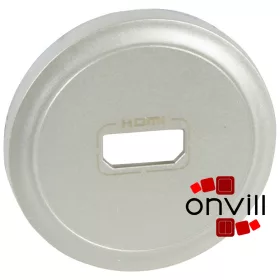 Céliane HDMI burkolat, titán, Legrand 068516