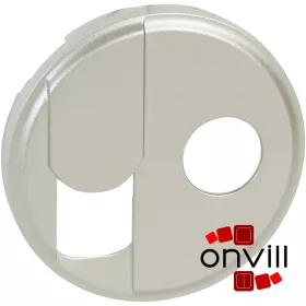   Legrand Céliane RJ 45 + TV aljzat burkolat, titán, Legrand 068539