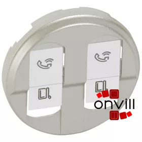 Legrand Céliane 2xRJ45 burkolat, titán, Legrand 068552