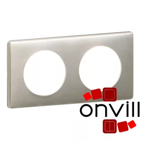 Legrand Céliane kettős keret, titán, Legrand 068902