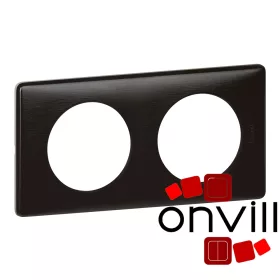 Legrand Céliane kettős keret, karbon, Legrand 068982