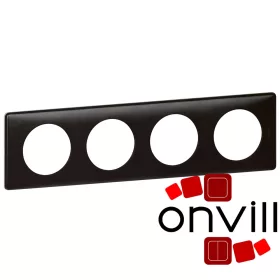 Legrand Céliane négyes keret, karbon, Legrand 068984