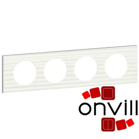   Legrand 069014, Legrand Céliane Négyes Keret, Fehér Corian