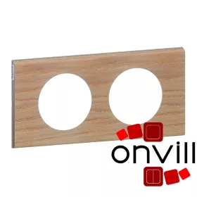 Legrand Céliane kettes keret, fehér tölgy, Legrand 069052