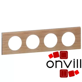   Legrand Céliane négyes keret, fehér tölgy, Legrand 069054