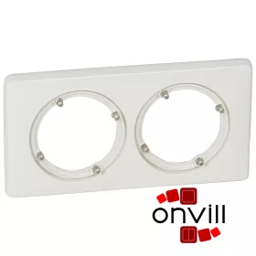 Legrand Céliane kettős keret, IP44 fehér, Legrand 069072