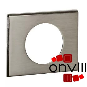   Legrand Céliane egyes keret, rozsdamentes acél, Legrand 069101