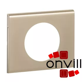 Legrand Céliane egyes keret, világosnikkel, Legrand 069111