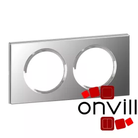   Legrand Céliane kettes keret tükör hatású üveg, Legrand 069122