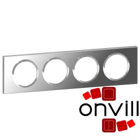   Legrand Céliane négyes keret tükör hatású üveg, Legrand 069124