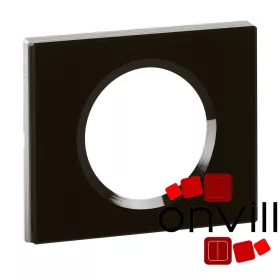 Legrand 069301, Legrand Céliane Egyes Keret, Feketeüveg