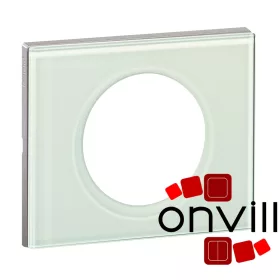 Legrand Céliane egyes keret, fehérüveg, Legrand 069311