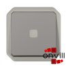 Legrand 069504L, Plexo 55 időzítőkapcsoló jelzőfénnyel, szürke