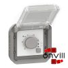 Legrand 069508L, Plexo 55 elektronikus szobatermosztát, szürke